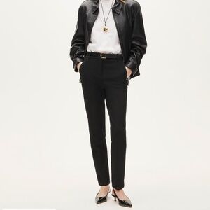 J. Crew Cameron Pant Black in four-season stretch size 10 Tall